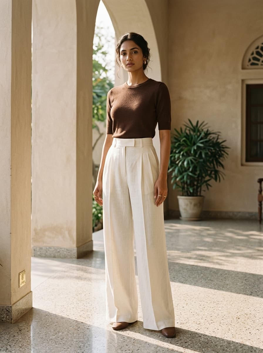 The Bloom Wide-Leg Trouser 3 of 3
