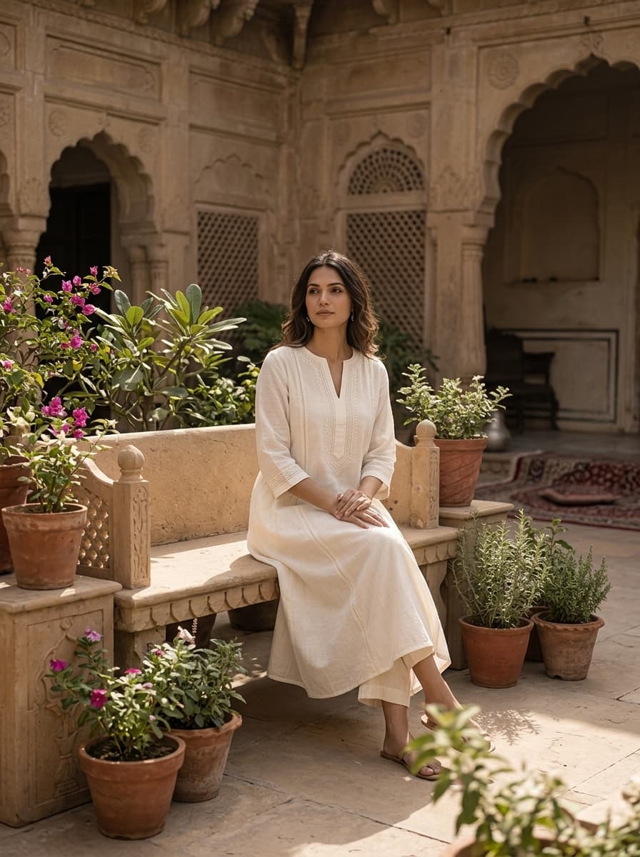 The Dhaaga Midi Dress