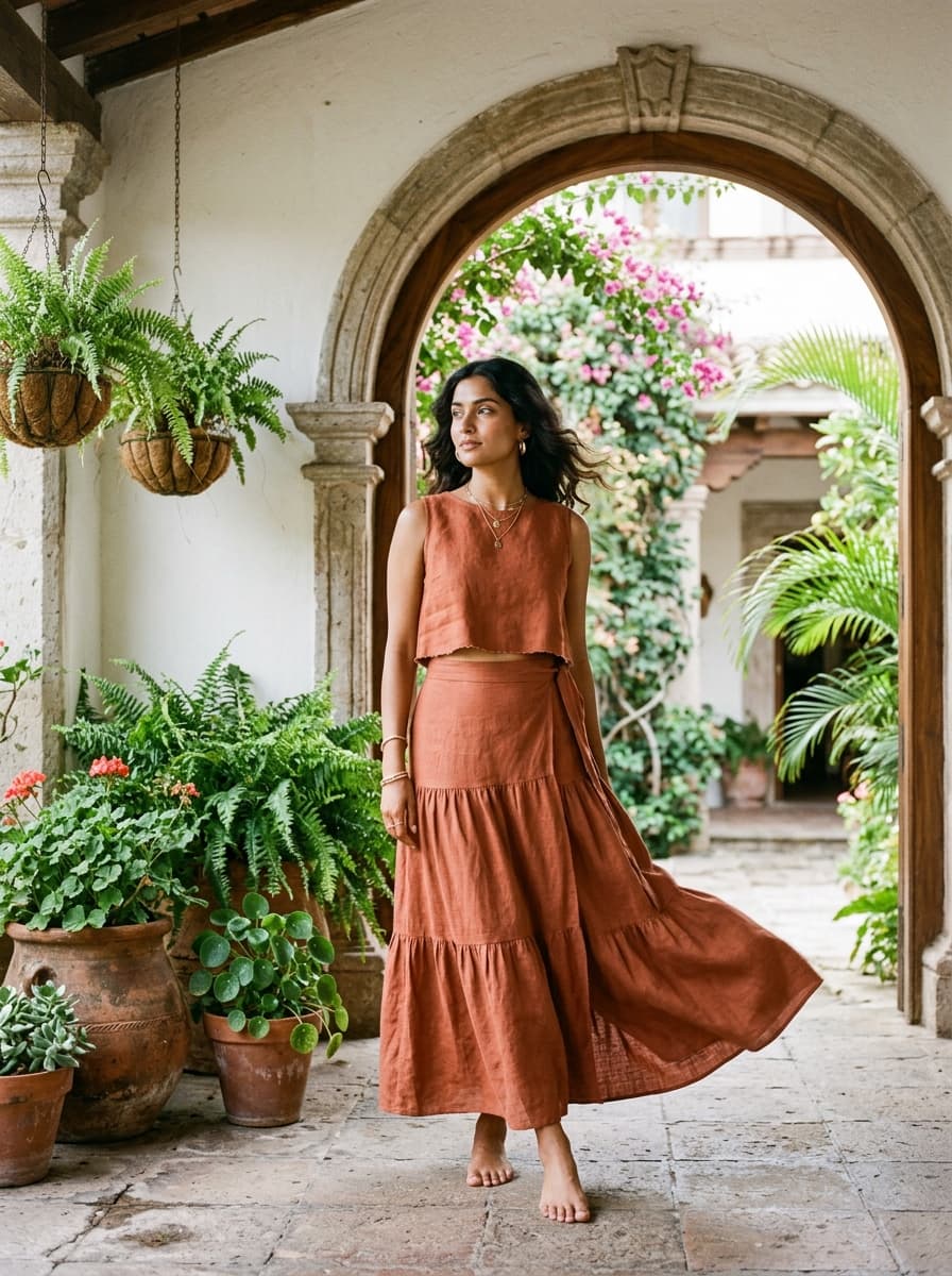 The Dusk Midi Skirt 1 of 3