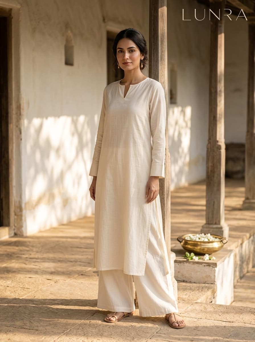 The Ease Straight Kurta 3 of 3