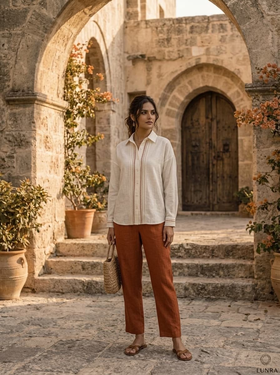 The Line Embroidered Shirt