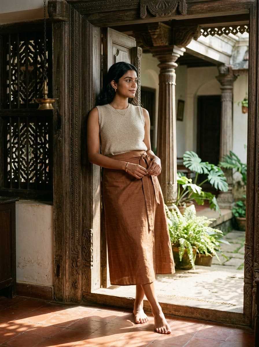 The Quiet Wrap Skirt