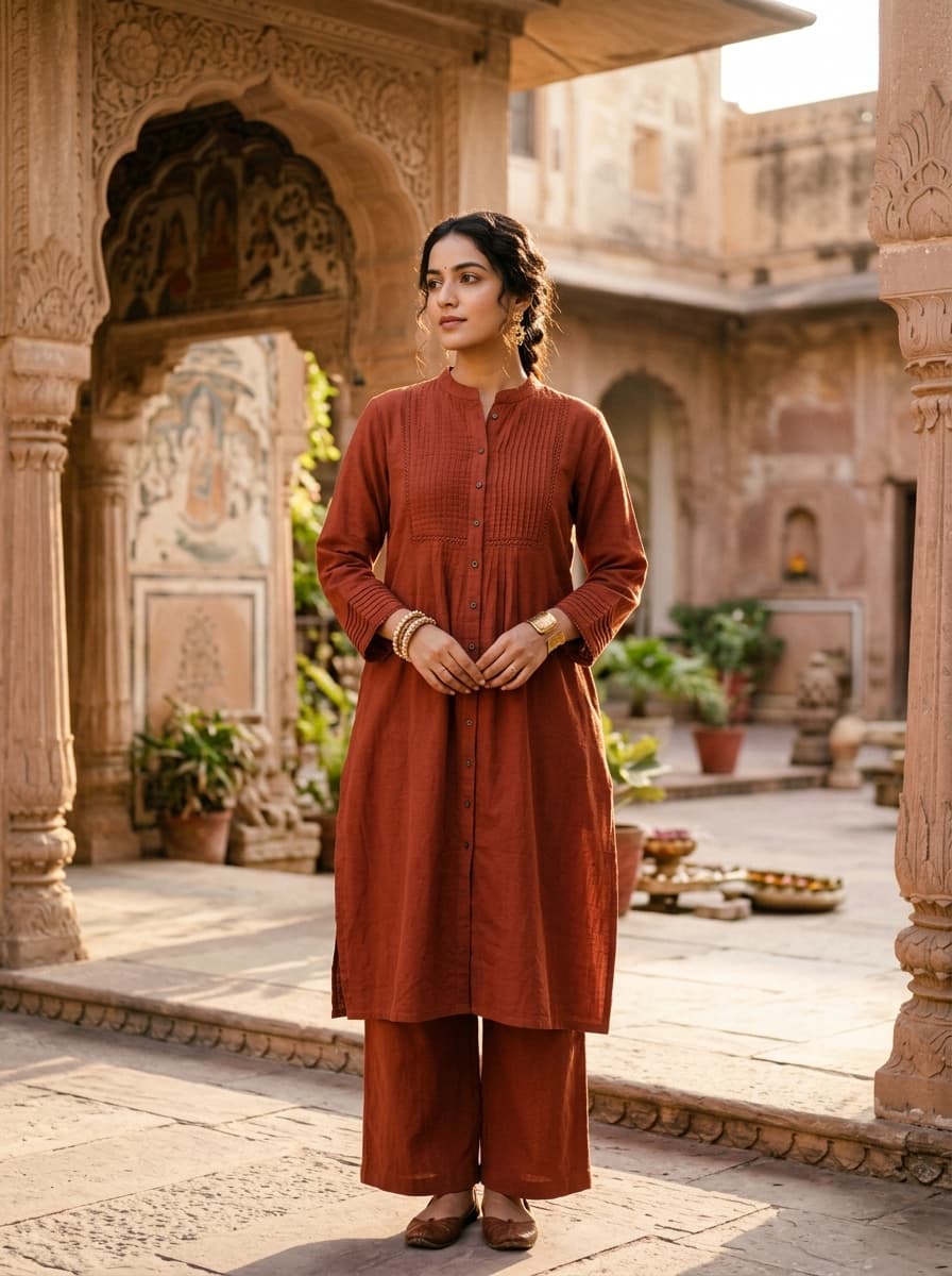 The Saanjh Tunic Kurta