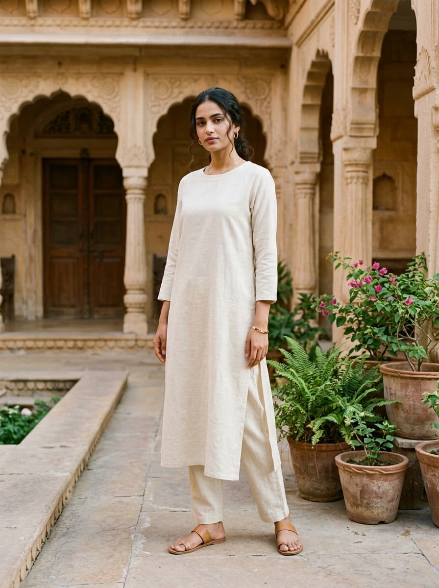 The Shade Modern Kurta 2 of 3
