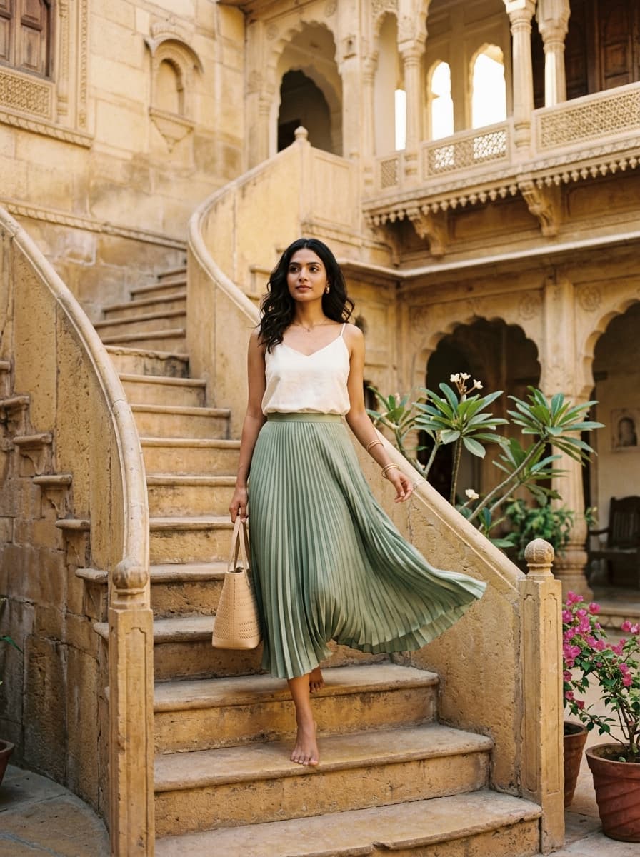 The Shade Pleated Skirt 1 of 3
