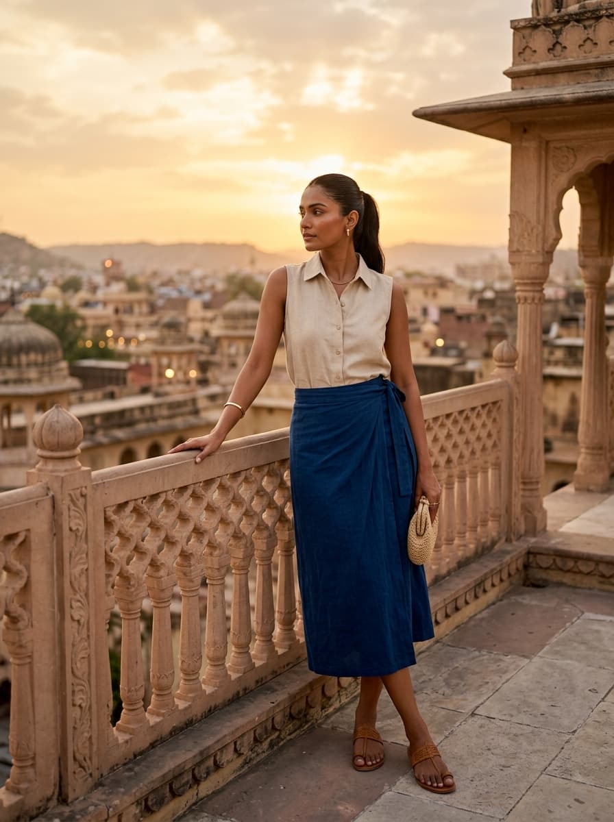 The Still Wrap Skirt