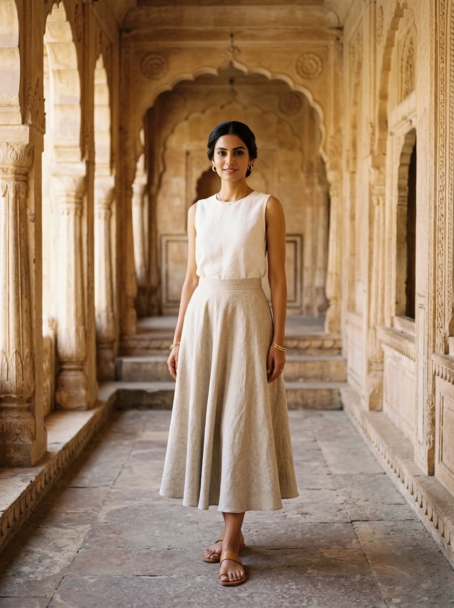 The Trace Midi Skirt 3 of 3
