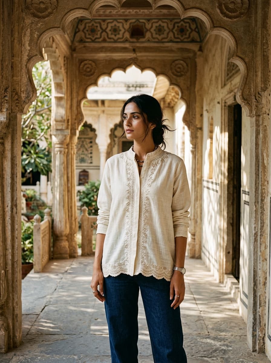 The Turn Embroidered Shirt