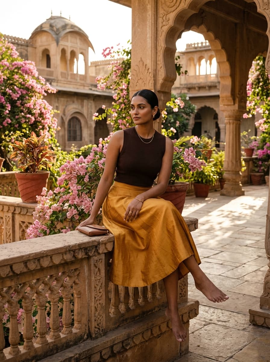 The Noor A-Line Skirt